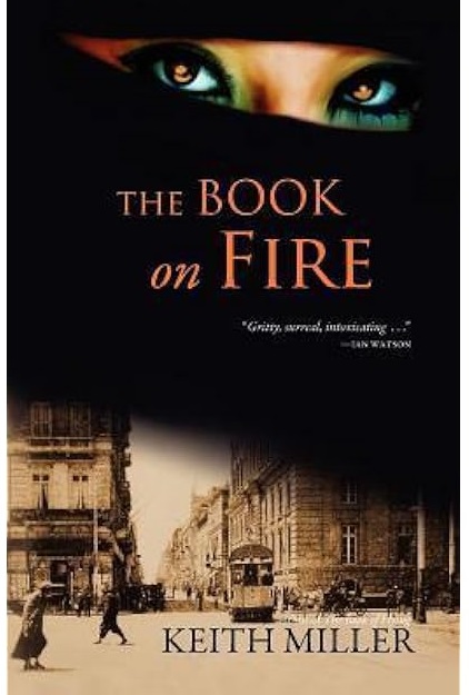 The Book on Fire by Keith Miller - John Miedema Dot Art